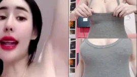 ไลฟ์สดขอของขวัญถอดเสื้อผ้านมสวยใหญ่ขาวมาก