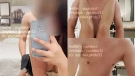 น้องตาหวานจากทวิตเตอร์ ถูกจัดหนัก 5 น้ำทั้งคืนตั้งแต่ดูดควยจนขย่มควยแตก Onlyfans yourskin33