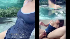 พี่หมีเย็ดสาววัยรุ่นหุ่นฟิตในชุดว่าน้ำหลังว่ายน้ำชมวิว Onlyfans khunmheenew
