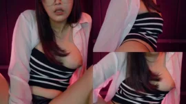 น้องกวางเดียร์ลองสาวแว่นนมใหญ่ ช่วยตัวเองด้วยดิลโด้จนเสร็จ Onlyfans deerlong