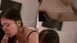 น้องแอมขอใกล้ชิดกับชายรูปร่างใหญ่เป็นรอบที่สองในเวลาติดต่อกัน Onlyfans amam7078