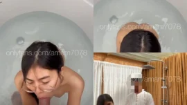 น้องแอม amam7078 สาวไทยนมใหญ่หุ่นดี ชวนพนักงานรีสอร์ทมาเย็ดแก้เคล็ด Onlyfans