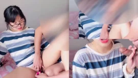 tn.2na สาวแว่นโดนซอยหีท่าหมาจนแตกใน Onlyfans