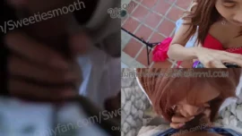 sweetiesmooth โม๊กริมหาดยืนเย็ดเอาท์ดอร์แตกใน Onlyfans