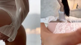 Onlyfans vk esea สาวหีสวย ชุดชั้นในลูกไม้ขาว โชว์หีตูด