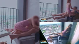 risahub น้องริสา OnlyFans ระเบียงเก้าอี้ขย่มหีเนียนแตกใน
