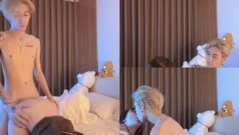 น้องฮาย highsstn OnlyFans สองสาวโดนหนุ่มผมบลอนด์เย็ดสลับกัน ขย่มแล้วโดนซอยท่าหมา