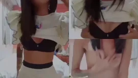 สาวตัวเล็กกับการลองชุดใหม่เปิดหน้าอกโชว์เสียว 11 สาวตัวเล็กกับการลองชุดใหม่เปิดหน้าอกโชว์เสียว