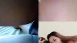 ไลฟ์สดชุดลูกไม้ดำแหวกหีโดนควยใหญ่ยัดสด