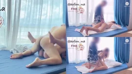 สาวขย่มควยริมหน้าต่างแล้วโดนซอยท่าหมา แสงสว่างเห็นทุกจังหวะ OnlyFans